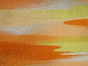 アンティーク　本綴れ霞模様織出し名古屋帯